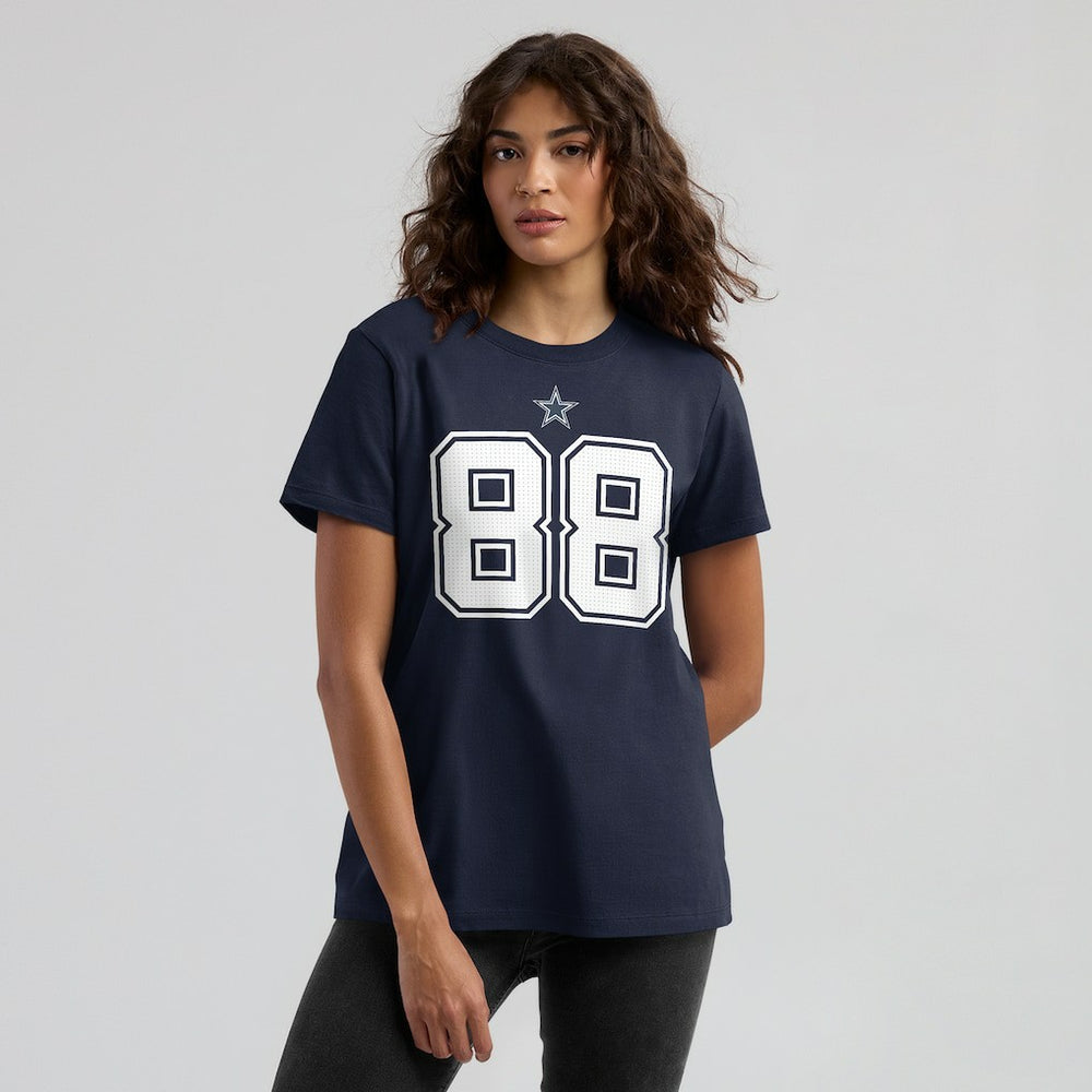 CeeDee Lamb Dallas Cowboys Women's Player Name & Number T-Shirt - Navy T-shirts