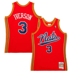 Allen Iverson Philadelphia 76ers 2004/05 Hardwood Classics Swingman Jersey Red - Mitchell & Ness