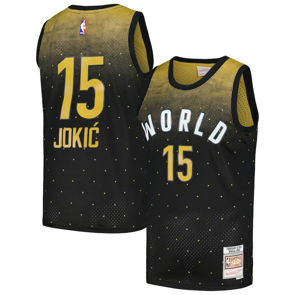 Nikola Jokic 2016 NBA Rising Stars Challenge Hardwood Classics Swingman Jersey Black - Mitchell & Ness