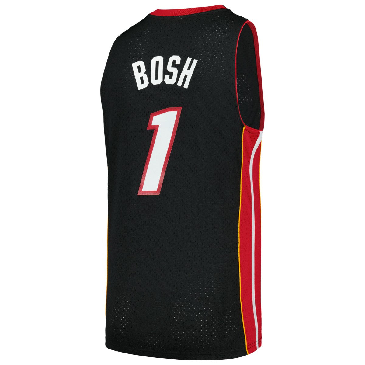 Chris Bosh Miami Heat 2012/13 Hardwood Classics Swingman Jersey Black - Mitchell & Ness