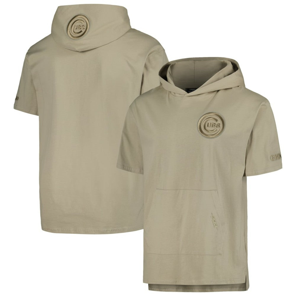Chicago Cubs Pro Standard Neutral Hoodie T-Shirt - Khaki Hoodies