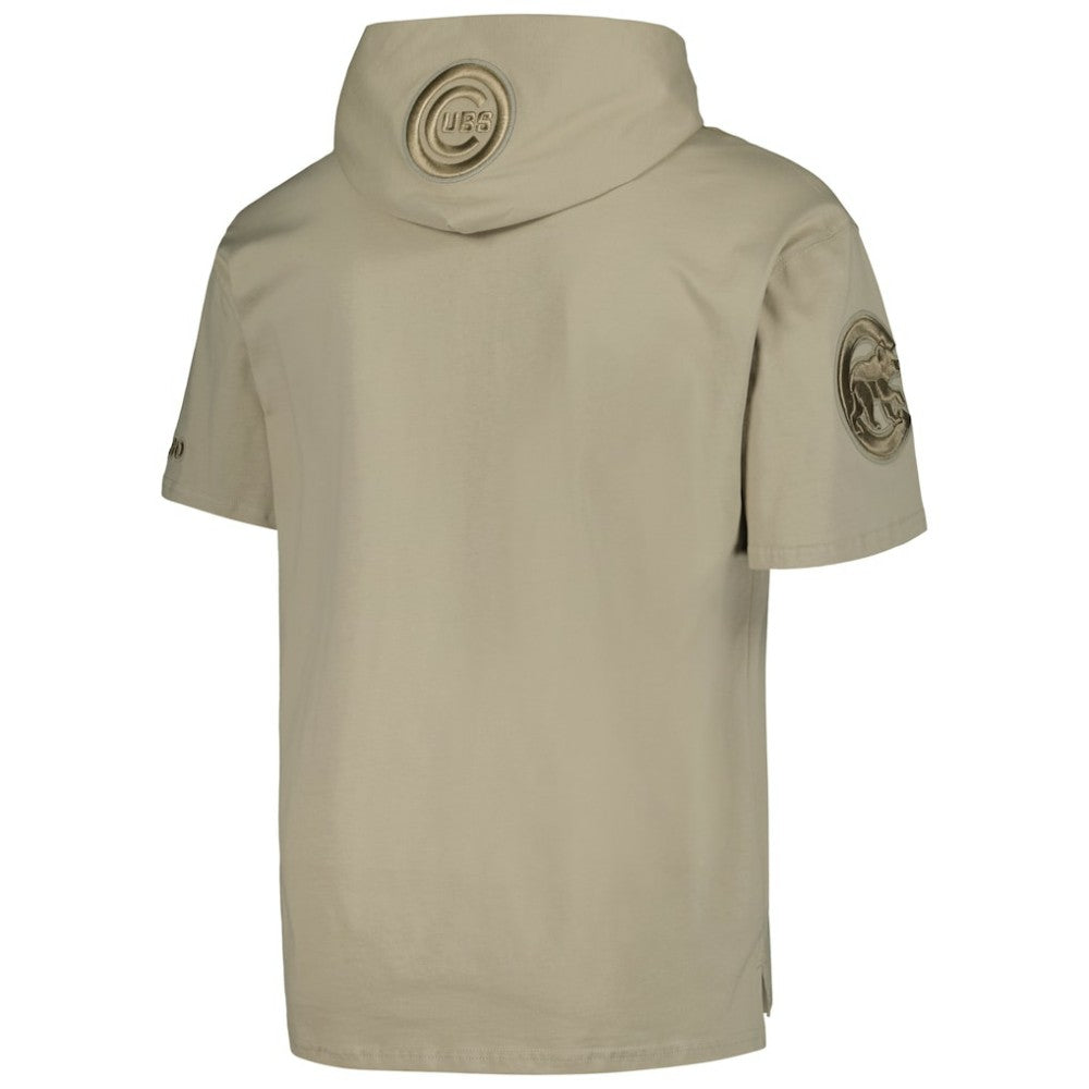 Chicago Cubs Pro Standard Neutral Hoodie T-Shirt - Khaki Hoodies