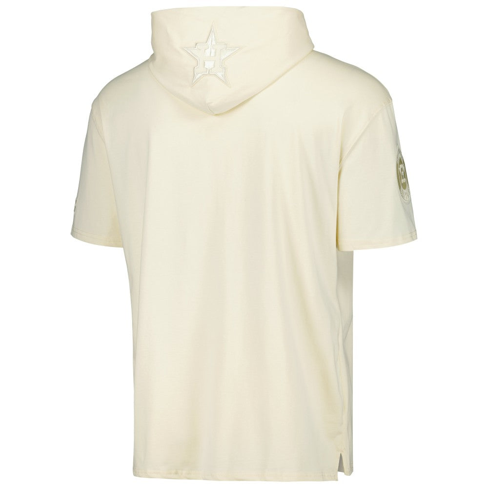 Houston Astros Pro Standard Neutral Hoodie T-Shirt - Cream Hoodies