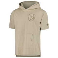 Milwaukee Brewers Pro Standard Neutral Hoodie T-Shirt - Tan Hoodies