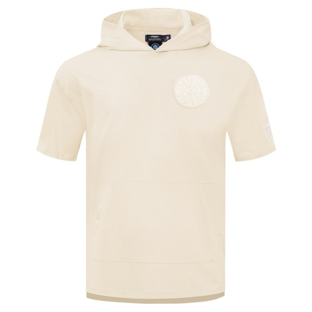 Seattle Mariners Pro Standard Neutral Hoodie T-Shirt - Cream Hoodies