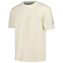 Baltimore Orioles Pro Standard Oversized Neutral CJ Dropped Shoulders T-Shirt - Cream T-shirts