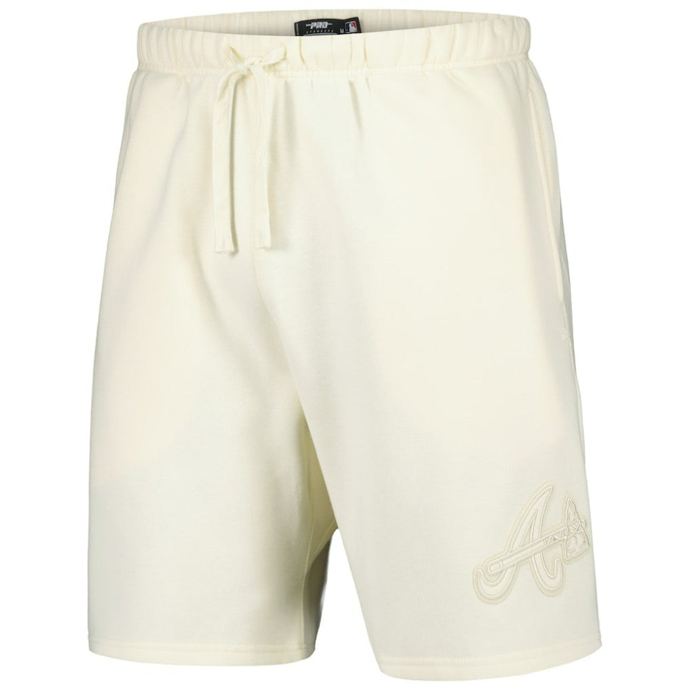 Atlanta Braves Pro Standard Neutral Fleece Shorts - Cream Shorts