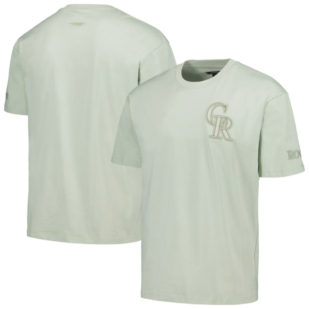 Colorado Rockies Pro Standard Oversized Neutral CJ Dropped Shoulders T-Shirt - Mint T-shirts
