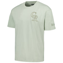Colorado Rockies Pro Standard Oversized Neutral CJ Dropped Shoulders T-Shirt - Mint T-shirts