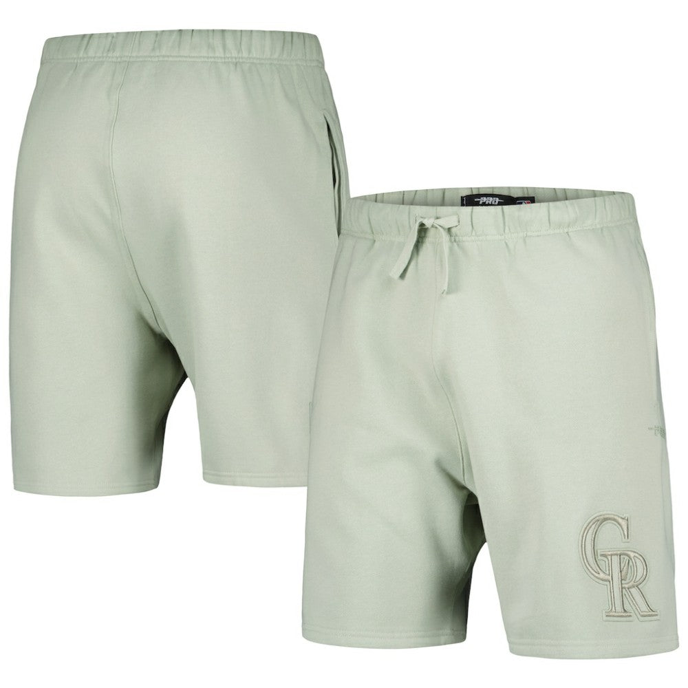 Colorado Rockies Pro Standard Neutral Fleece Shorts - Light Green Shorts