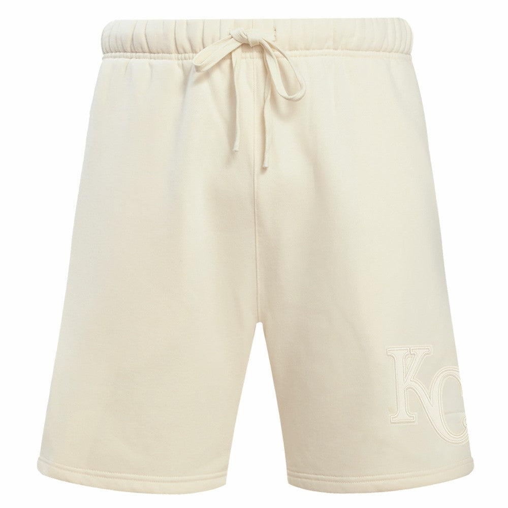 Kansas City Royals Pro Standard Neutral Fleece Shorts - Cream Shorts