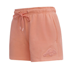 Atlanta Braves Pro Standard Women's Neutral Fleece Shorts - Pink Shorts