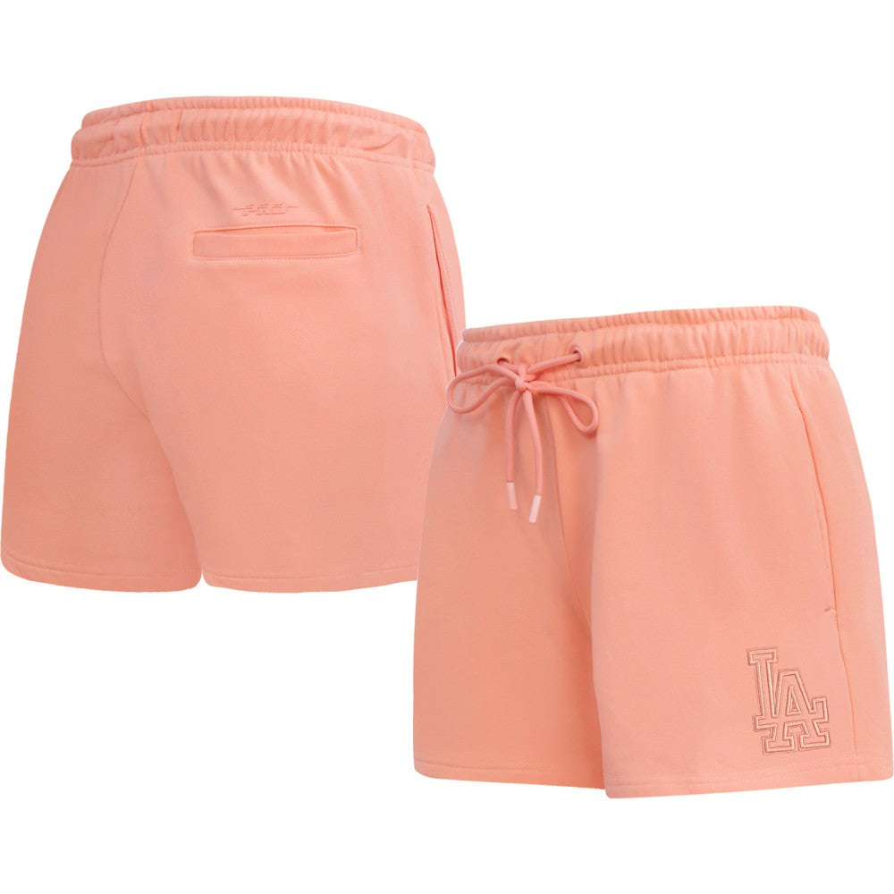 Los Angeles Dodgers Pro Standard Women's Neutral Fleece Shorts - Pink Shorts