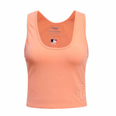 San Francisco Giants Pro Standard Women's Neutral Fitted Racerback Tank Top - Pink Tanks