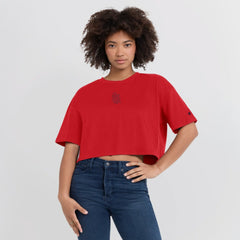 St. Louis Cardinals Fanatics Women's Elements Super Soft Boxy Cropped T-Shirt - Red T-shirts