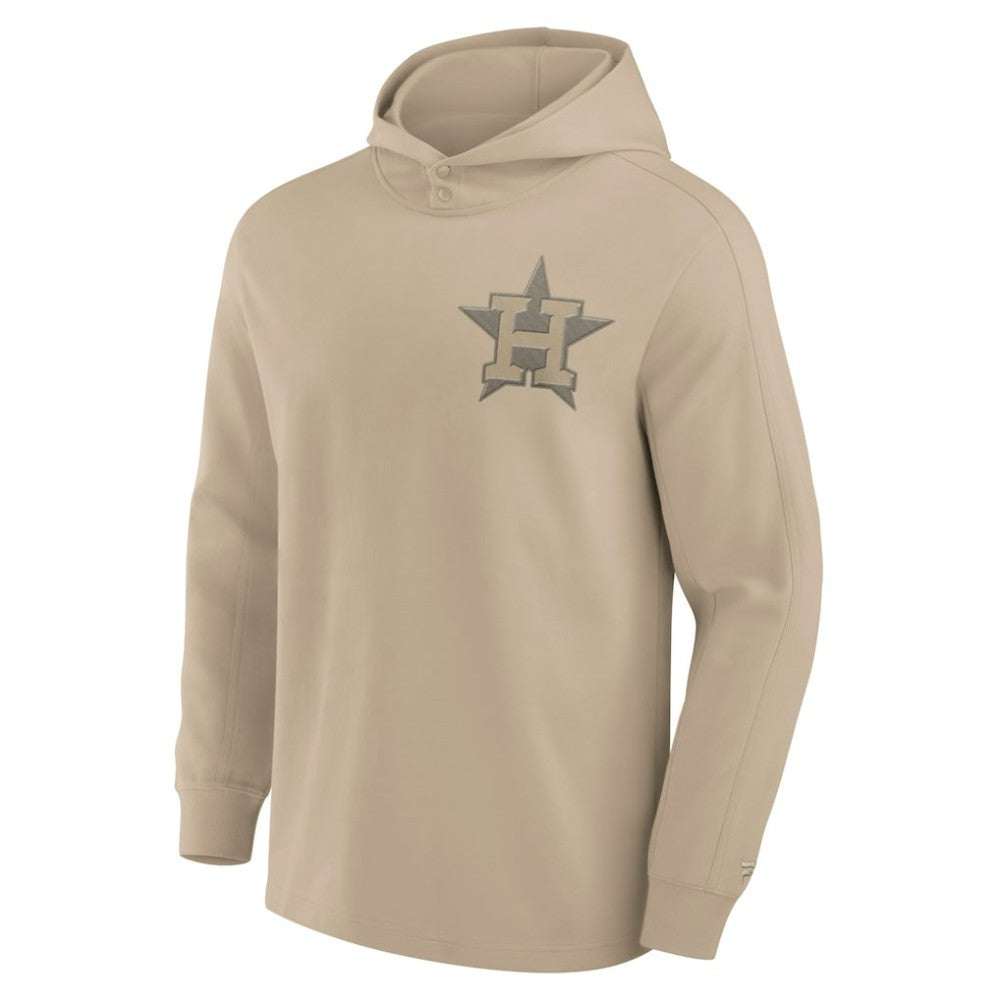 Houston Astros Fanatics Elements Lightweight Fleece Hoodie - Khaki Hoodies