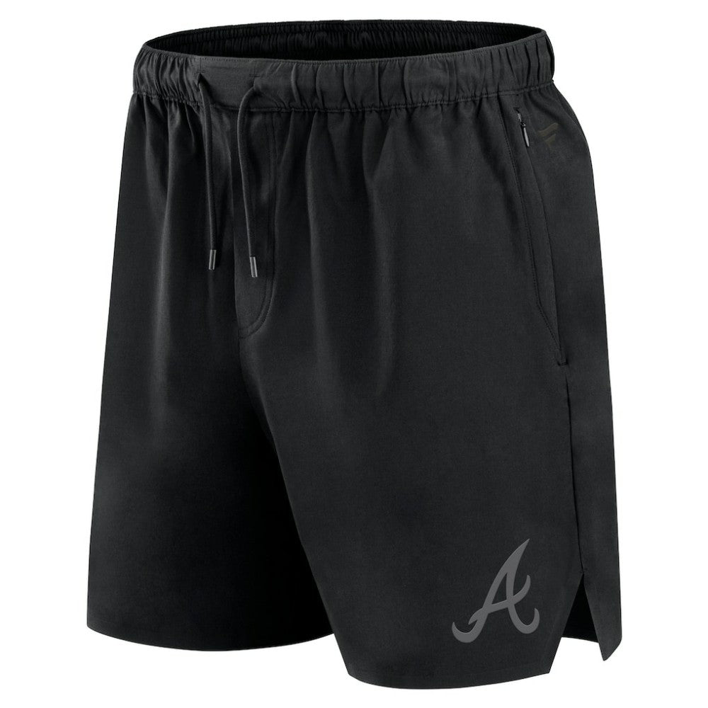 Atlanta Braves Fanatics Front Office Micro Tonal Shorts - Black Shorts