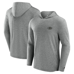 Cincinnati Reds Fanatics Front Office Tech Lightweight Hoodie T-Shirt - Black Hoodies