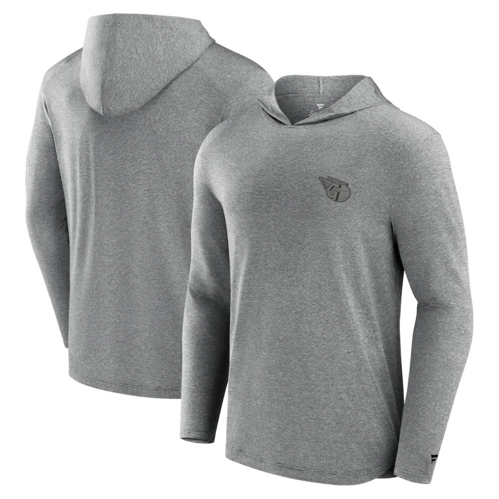 Cleveland Guardians Fanatics Front Office Tech Lightweight Hoodie T-Shirt - Black Hoodies
