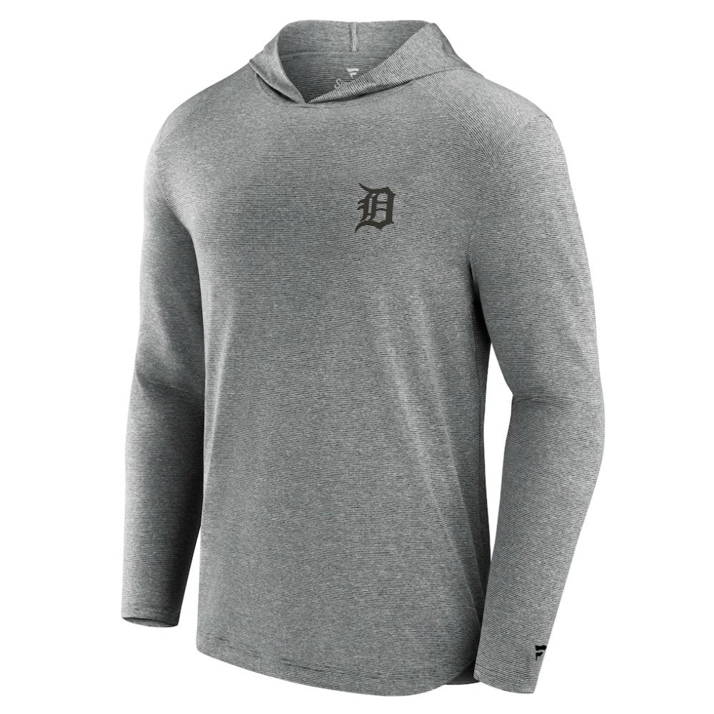 Detroit Tigers Fanatics Front Office Tech Lightweight Hoodie T-Shirt - Black Hoodies