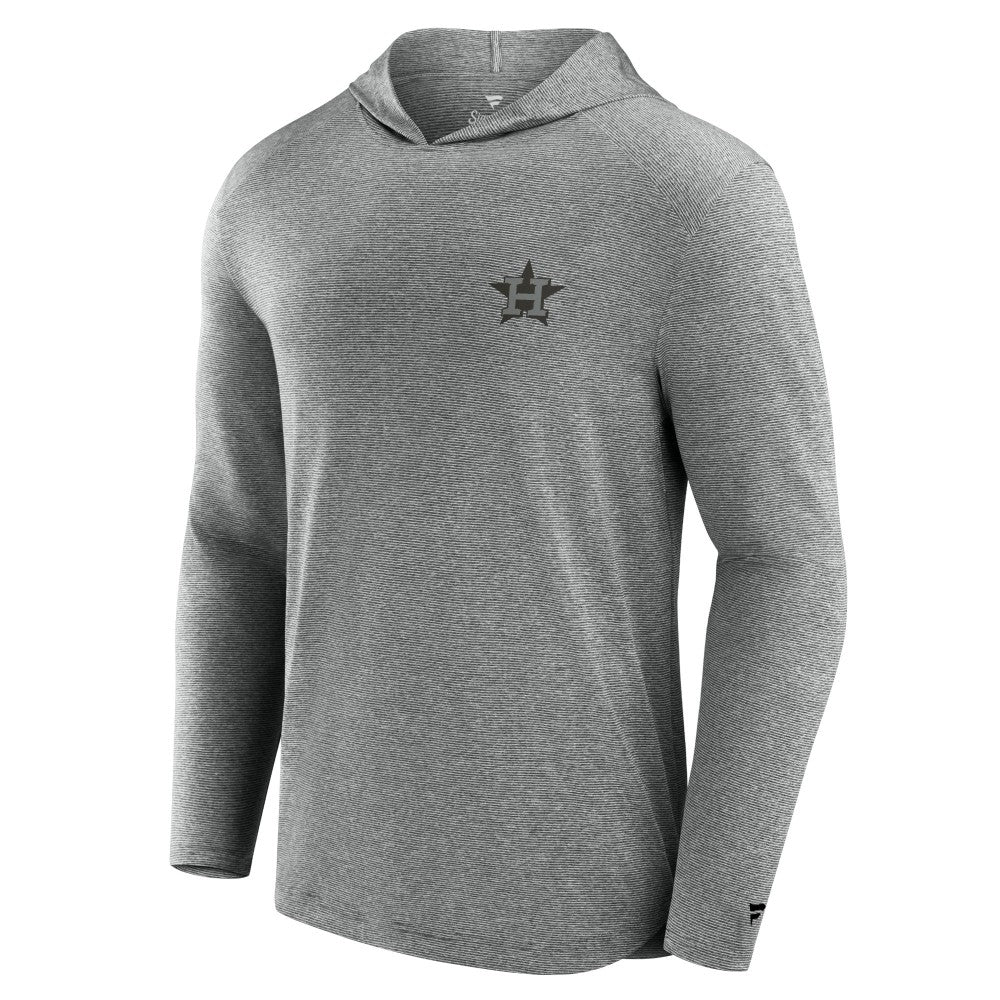 Houston Astros Fanatics Front Office Tech Lightweight Hoodie T-Shirt - Black Hoodies