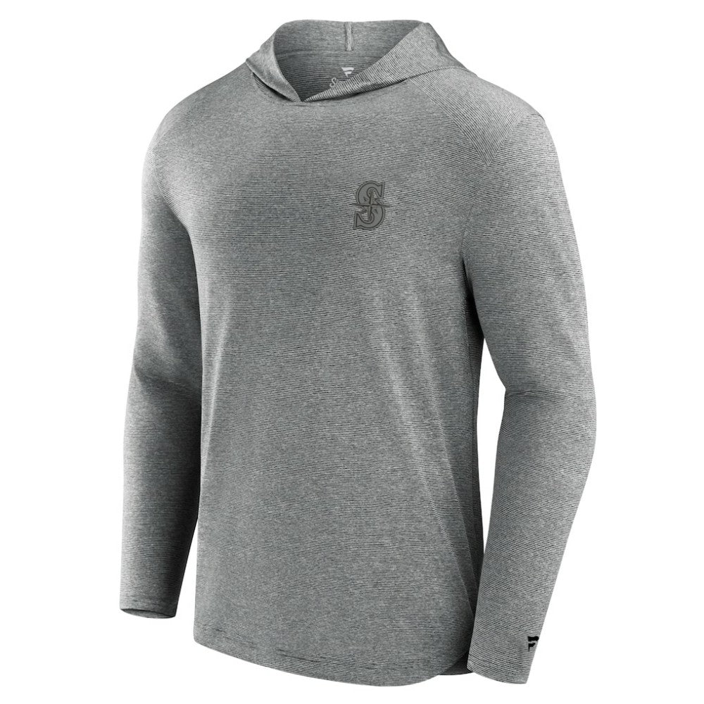 Seattle Mariners Fanatics Front Office Tech Lightweight Hoodie T-Shirt - Black Hoodies