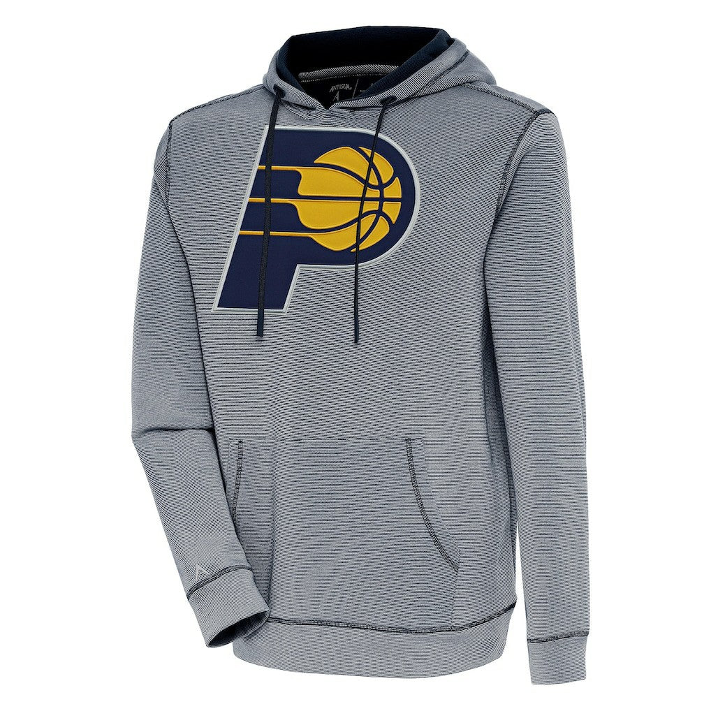 Indiana Pacers Antigua Axe Bunker Tri-Blend Pullover Hoodie Navy outlet