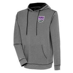 Sacramento Kings Antigua Axe Bunker Tri-Blend Pullover Hoodie Black outlet