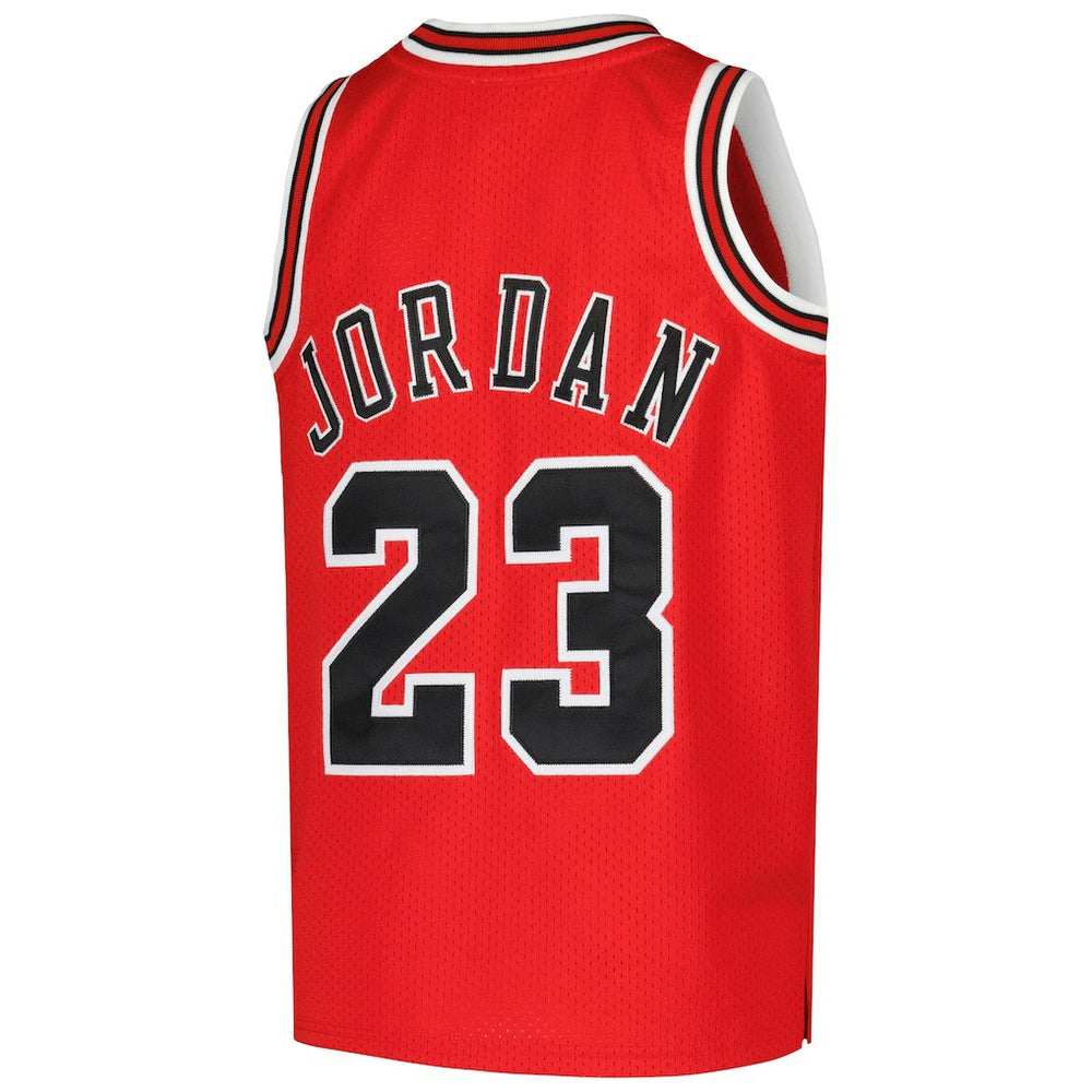 Michael Jordan Chicago Bulls Youth Hardwood Classics 1997/98 Authentic Jersey Red - Mitchell & Ness