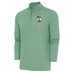 Boston Celtics Antigua Hunk Quarter-Zip Pullover Top Kelly Green outlet