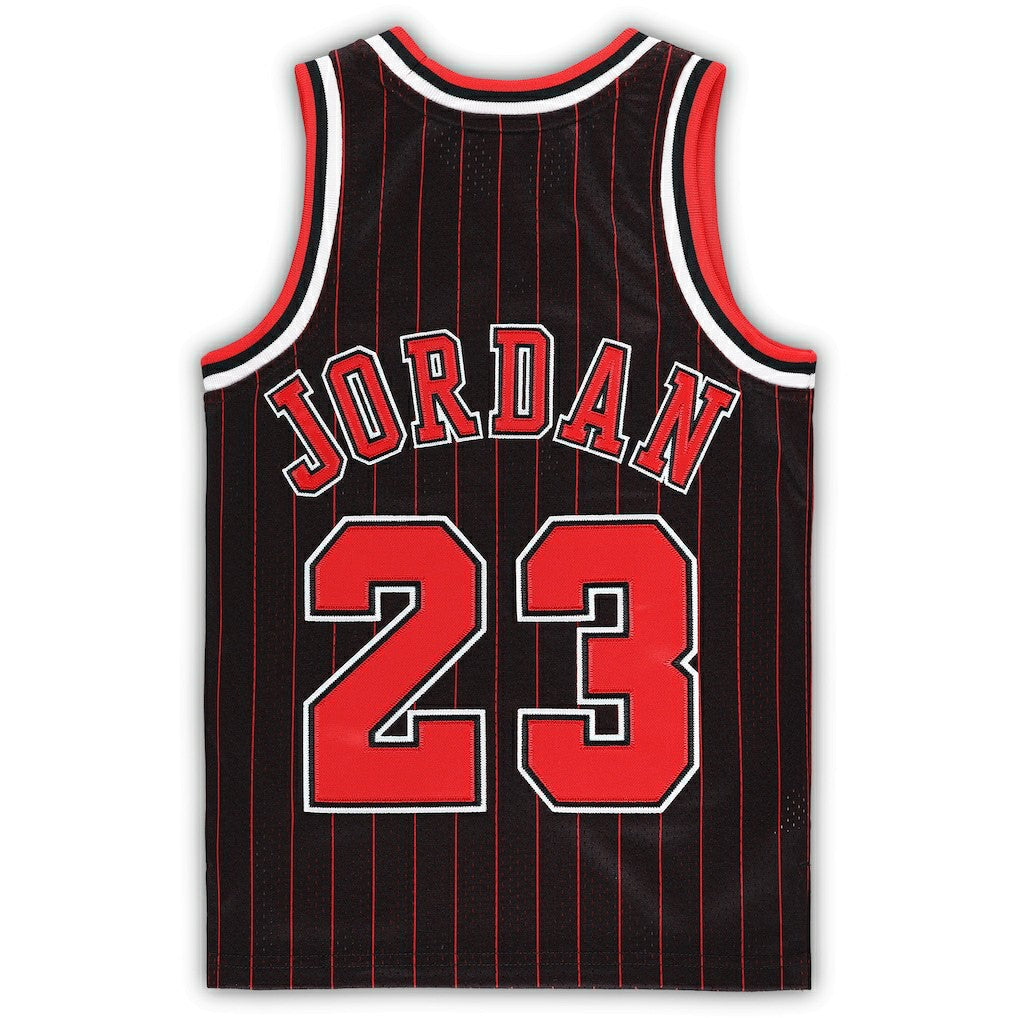 Michael Jordan Chicago Bulls Preschool 1996/97 Hardwood Classics Authentic Jersey Black - Mitchell & Ness