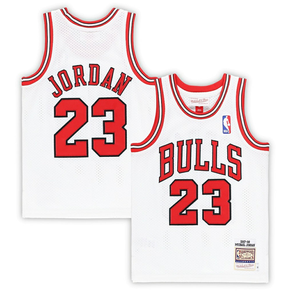 Michael Jordan Chicago Bulls Preschool 1997/98 Hardwood Classics Authentic Jersey White - Mitchell & Ness