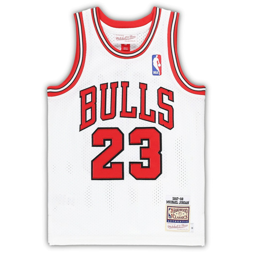 Michael Jordan Chicago Bulls Preschool 1997/98 Hardwood Classics Authentic Jersey White - Mitchell & Ness