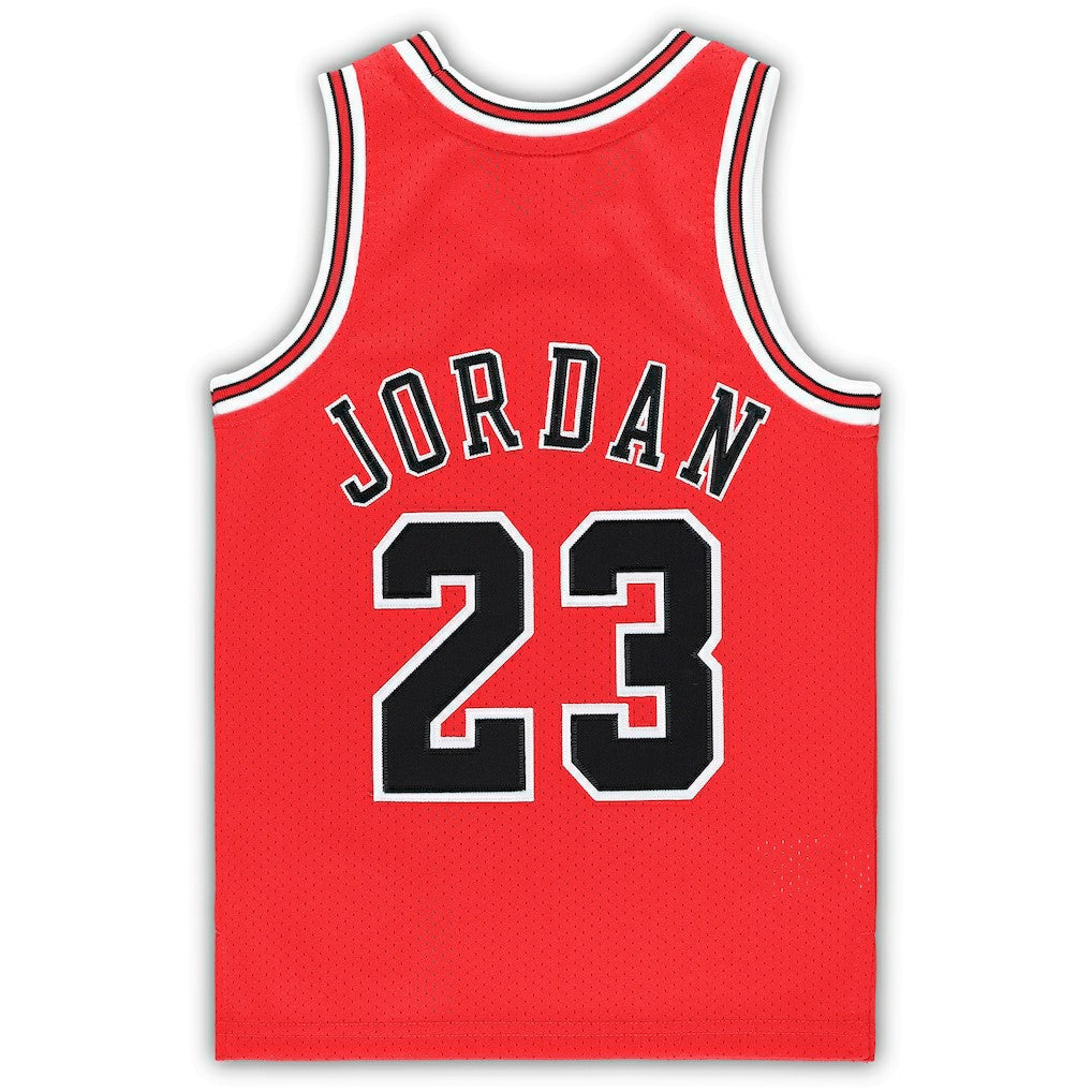Michael Jordan Chicago Bulls Preschool 1997/98 Hardwood Classics Authentic Jersey Red - Mitchell & Ness