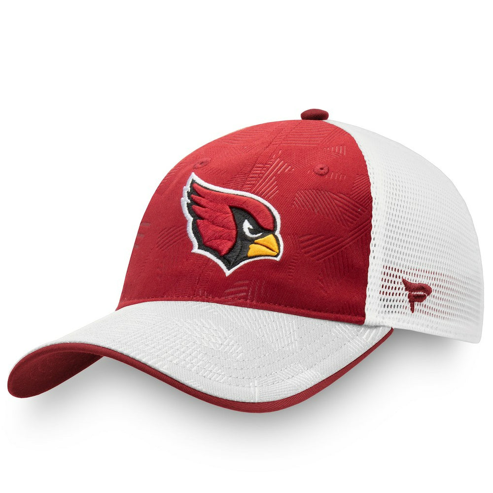 Arizona Cardinals Iconic Defender Trucker Adjustable Hat - Cardinal/White Hats