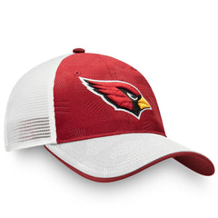 Arizona Cardinals Iconic Defender Trucker Adjustable Hat - Cardinal/White Hats