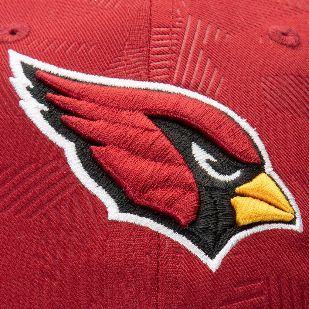 Arizona Cardinals Iconic Defender Trucker Adjustable Hat - Cardinal/White Hats