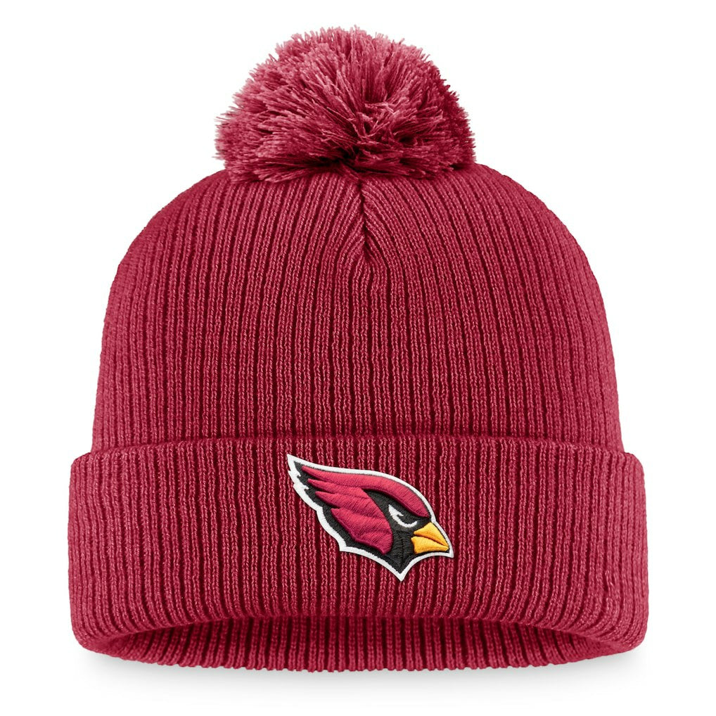 Arizona Cardinals Women's Cuffed Knit Hat with Pom - Cardinal Hats