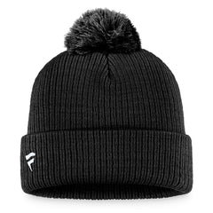 New Orleans Saints Women's Cuffed Knit Hat with Pom - Black Hats