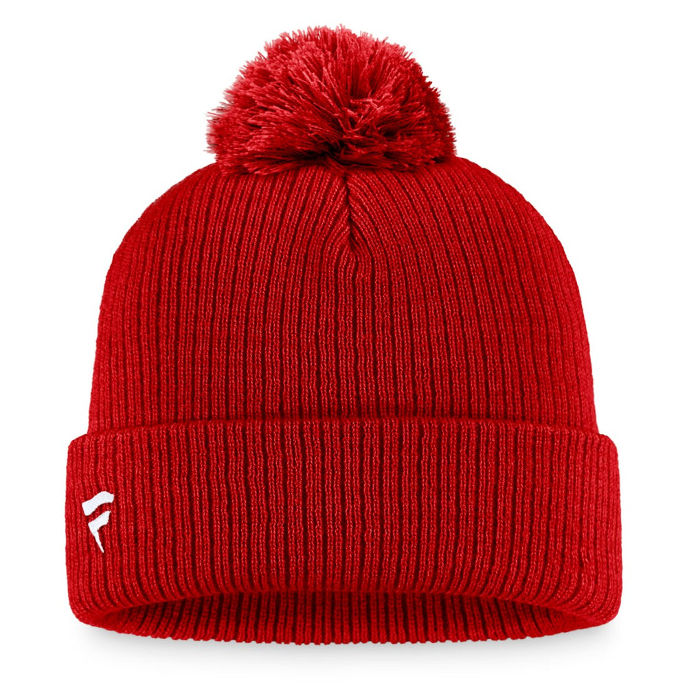 Tampa Bay Buccaneers Women's Cuffed Knit Hat with Pom - Red Hats