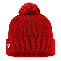 Tampa Bay Buccaneers Women's Cuffed Knit Hat with Pom - Red Hats