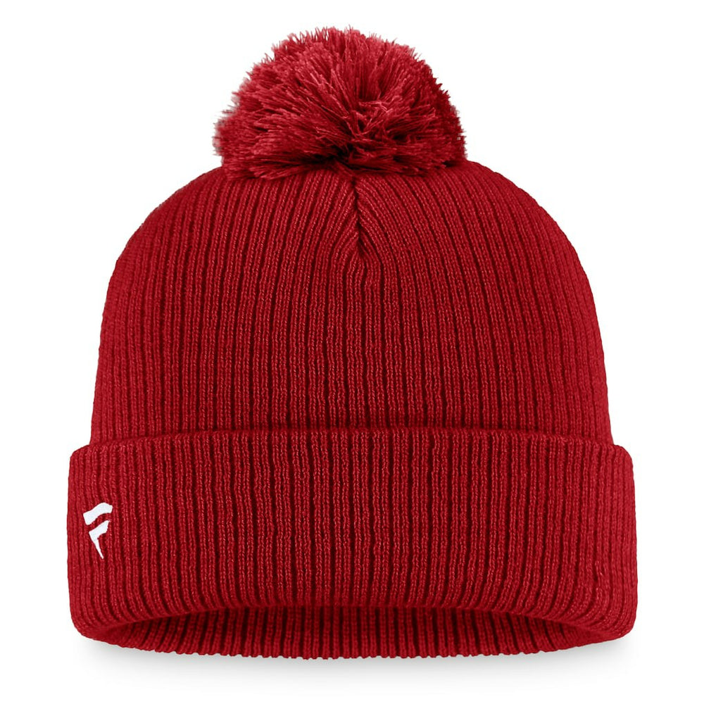 Arizona Cardinals Women's Logo Cuffed Knit Hat with Pom - Cardinal Hats