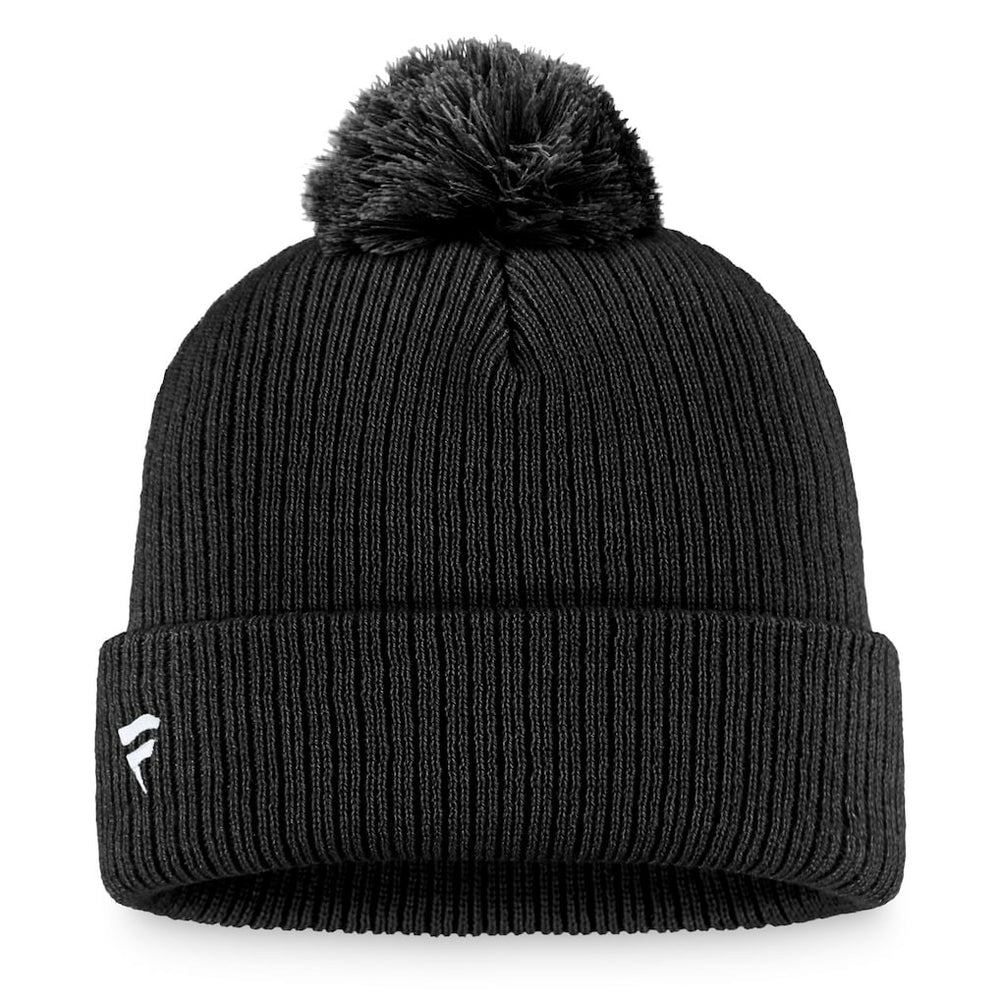 New Orleans Saints Women's Logo Cuffed Knit Hat with Pom - Black Hats