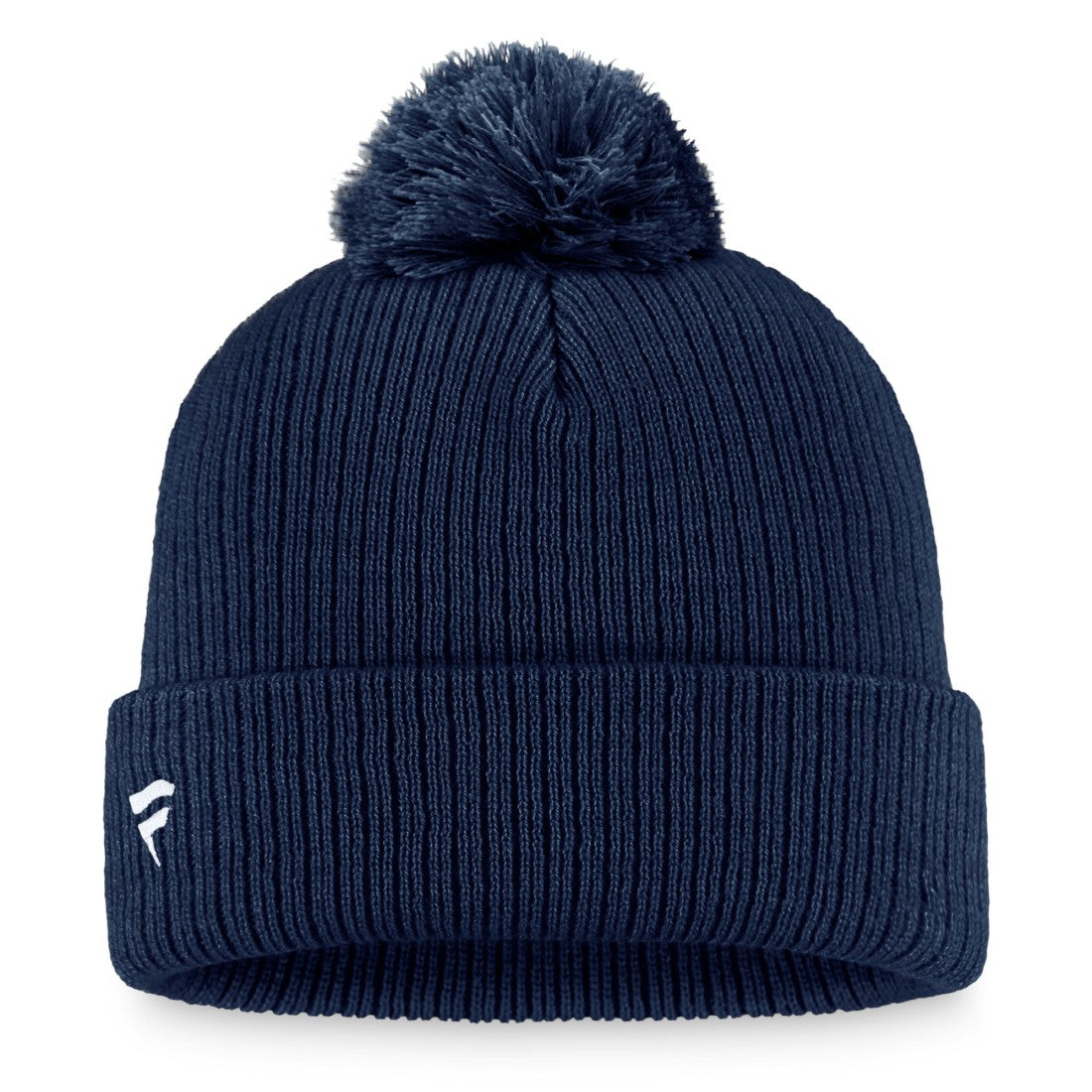 Tennessee Titans Women's Logo Cuffed Knit Hat with Pom - Navy Hats