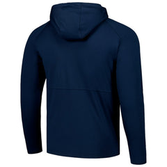 Tampa Bay Lightning Antigua Spikes Raglan Quarter-Zip Hoodie - Heather Navy | US 200360268