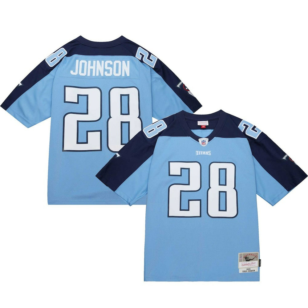 Chris Johnson Tennessee Titans Legacy Replica Jersey - Light Blue Jerseys