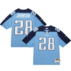 Chris Johnson Tennessee Titans Legacy Replica Jersey - Light Blue Jerseys