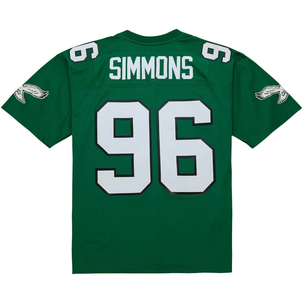 Clyde Simmons Philadelphia Eagles Legacy Replica Jersey - Kelly Green Jerseys