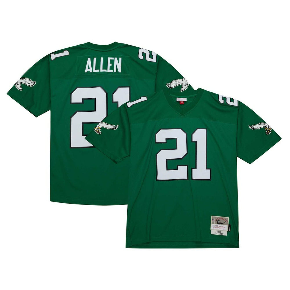 Eric Allen Philadelphia Eagles Legacy Replica Jersey - Kelly Green Jerseys