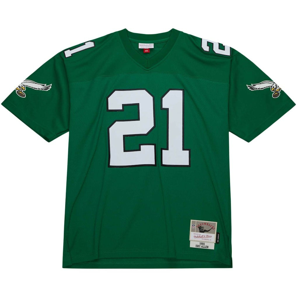 Eric Allen Philadelphia Eagles Legacy Replica Jersey - Kelly Green Jerseys